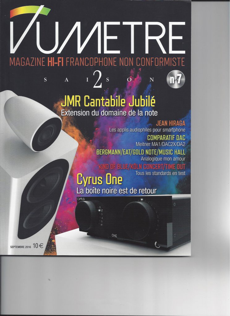 Volumetre, Magazine Hi-Fi Francophone non conformiste No. 7