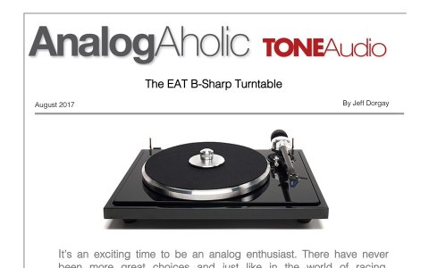 The E.A.T. B-Sharp Turntable Analogaholic TONE AUDIO magazine