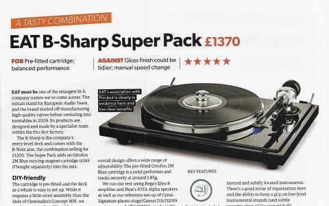 E.A.T. B-Sharp review by What Hi-fi?