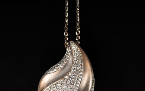 The Last Teardrop By Jozefina - rose gold & diamonds