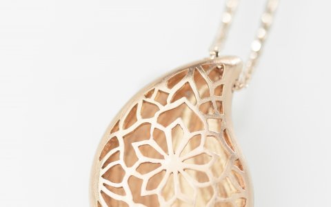 The Last Teardrop By Jozefina - rose gold & diamonds