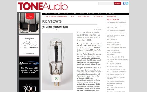 E.A.T. 300B review by TONEAudio MAGAZINE