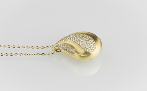 The Last Teardrop By Jozefina - Yellow Gold & Diamonds #5/8