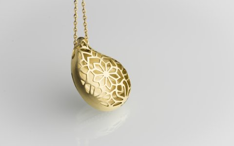 The Last Teardrop By Jozefina - Yellow Gold & Diamonds #6/8