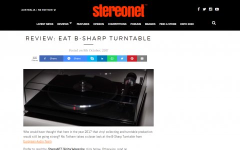 E.A.T. B-Sharp review by StereoNET