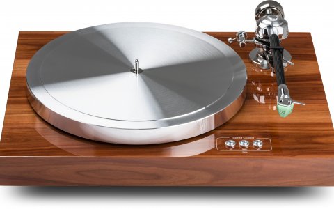 E.A.T. C-Dur Turntable - Plum with E.A.T. Jo N°5 Cartridge - front