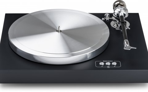 E.A.T. C-Dur Turntable - Satin Black - front