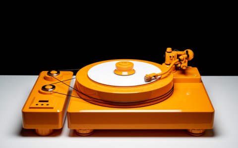 EAT-Fortissimo-Orange-Sparkles-White-Record