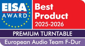 E.A.T. F-Dur Turntable - EISA Award PREMIUM TURNTABLE 2025/26 E.A.T. F-Dur Turntable - EISA Award PREMIUM TURNTABLE 2025/26