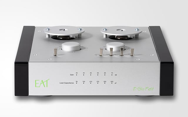 E.A.T. E-Glo Petit; Elegant high-end tube phono pre-amplifier with ultra slim design! E.A.T. E-Glo Petit; Elegant high-end tube phono pre-amplifier with ultra slim design!
